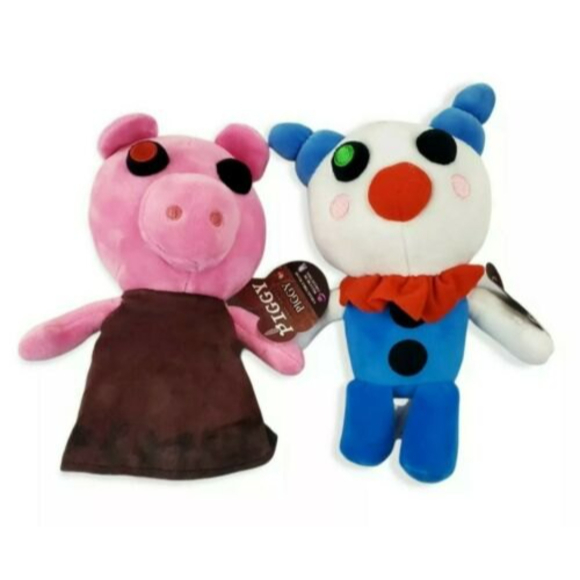 clowny plush piggy